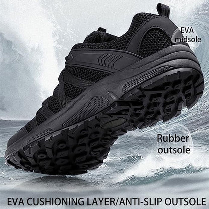 Men Outdoor Hiking Orthopedic Sneakers Breathable Lightweight Non-Slip Camping Shoes