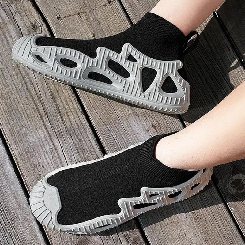 Men's Knitted Breathable Lightweight Slip-On Casual Shoes