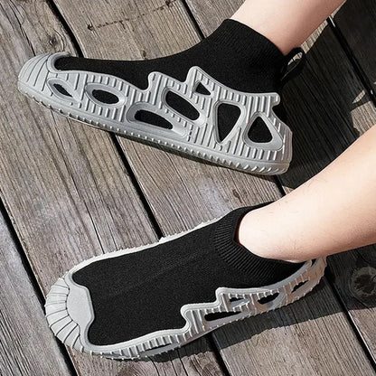 Men's Knitted Breathable Lightweight Slip-On Casual Shoes