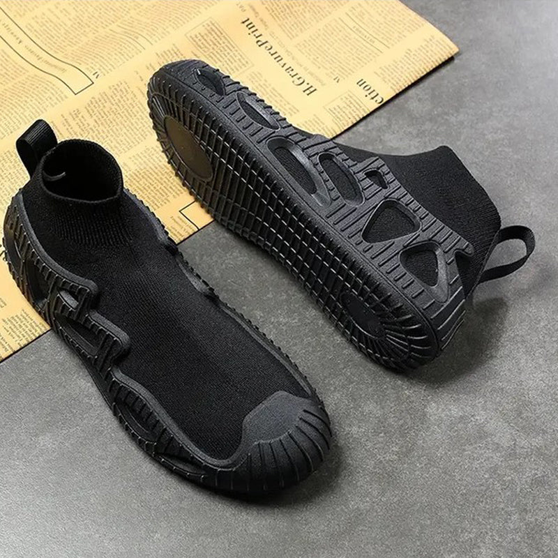 Men's Knitted Breathable Lightweight Slip-On Casual Shoes