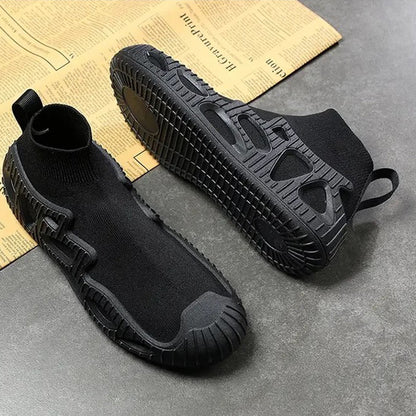 Men's Knitted Breathable Lightweight Slip-On Casual Shoes