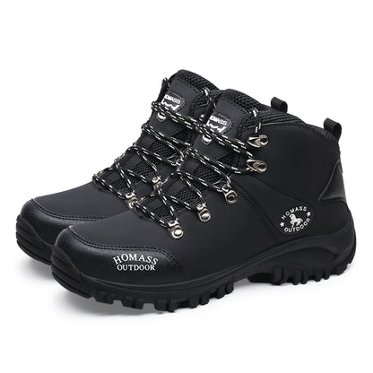 Men’s Trekking Waterproof Slip-on Boots Breathable Outdoor Non-Slip Ankle Boots