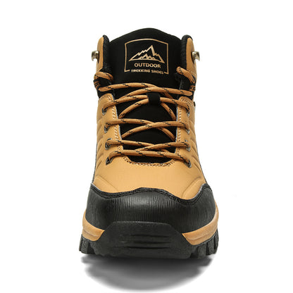 Men's Comfort Waterproof Leather Ankle Boots Hiking Boots