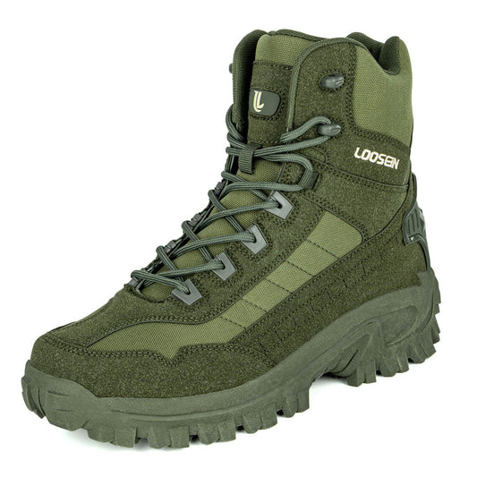 LOOSEIN®️ Mens Orthopedic Support Anti-Puncture Work Boots Waterproof Anti-Sprain Hiking Boots