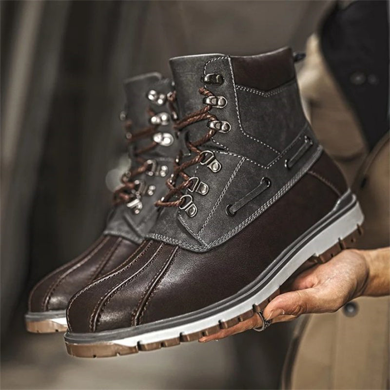 Men's Comfortable Waterproof Sneaker Boots (Great for All Seasons)