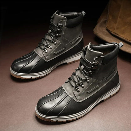 Men's Comfortable Waterproof Sneaker Boots (Great for All Seasons)