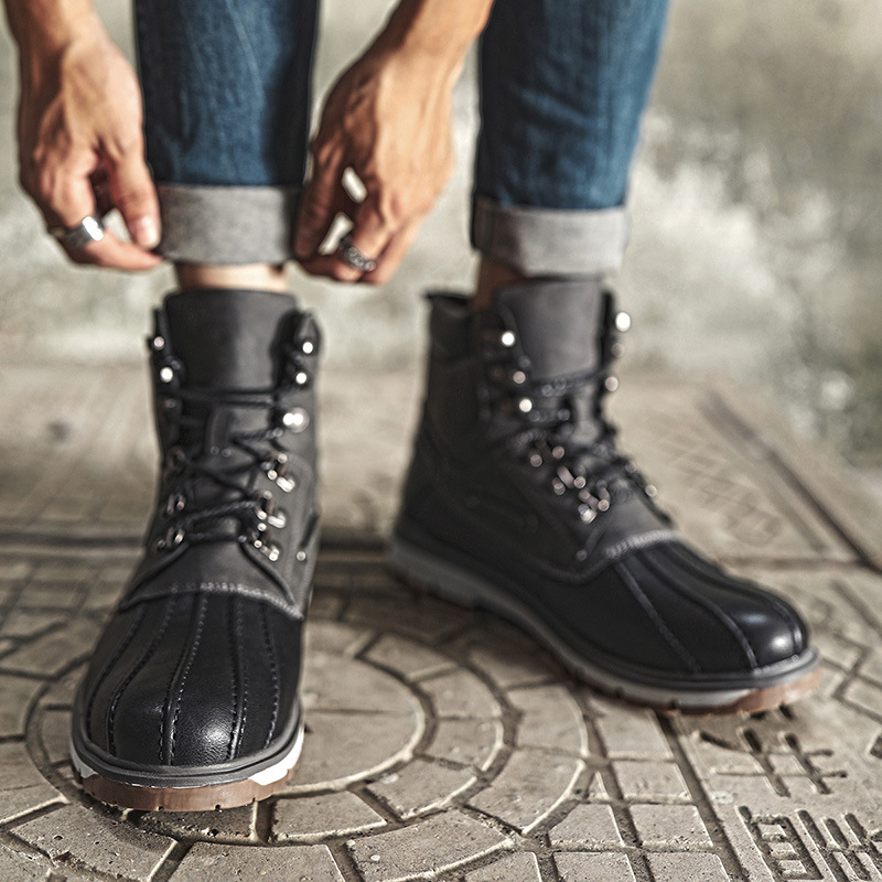 Men's Comfortable Waterproof Sneaker Boots (Great for All Seasons)