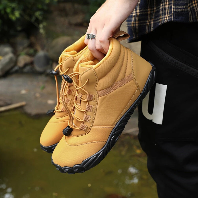 Men's  Waterproof Warm Non-Slip Fleece Comfortable Sneakers Snow Ankle Shoes