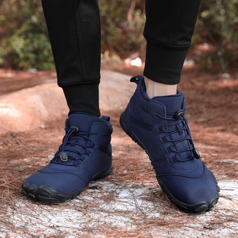 Men's  Waterproof Warm Non-Slip Fleece Comfortable Sneakers Snow Ankle Shoes