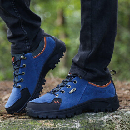 Men's Work Shoes Comfy Arch Support Lightweight Waterproof Hiking Orthopedic Shoes
