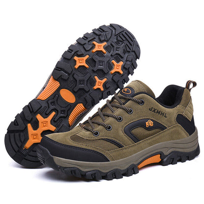 (100%Genuine Products)Men's Outdoor Genuine Leather Hiking Shoes