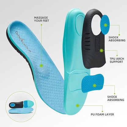 Men's Waterproof Breathable Lightweight Arch Support Hiking Shoes for Plantar Fasciitis (Medical Certification)