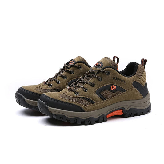 (100%Genuine Products)Men's Outdoor Genuine Leather Hiking Shoes