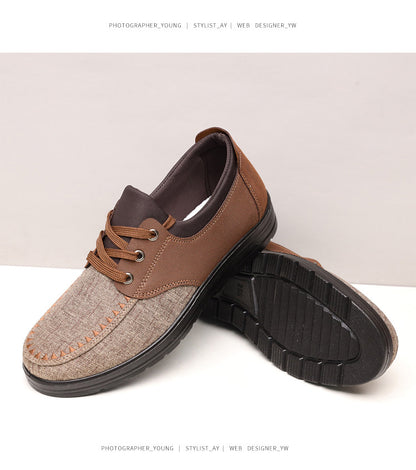 Men's Breathable Lightweight Lace Up Loafers