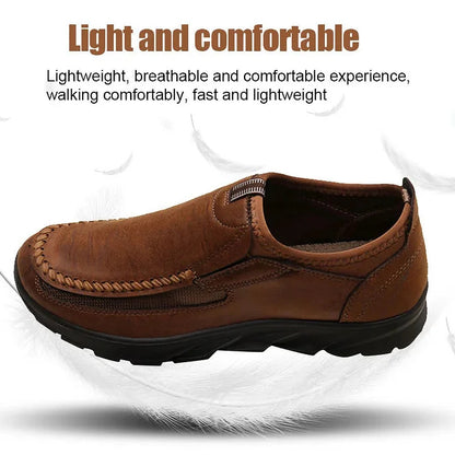 (⏰Clearance Sale)Men's Comfortable Orthopedic Shoes Arch Support Waterproof Lightweight Loafers