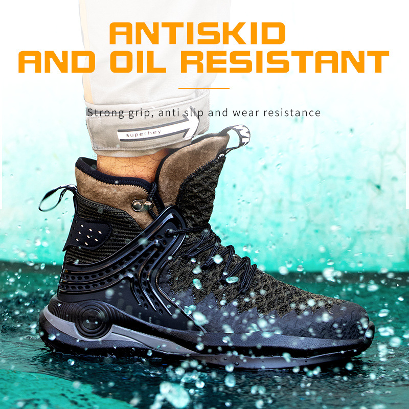 New exhibition Men Steel Toe Safety Shoes