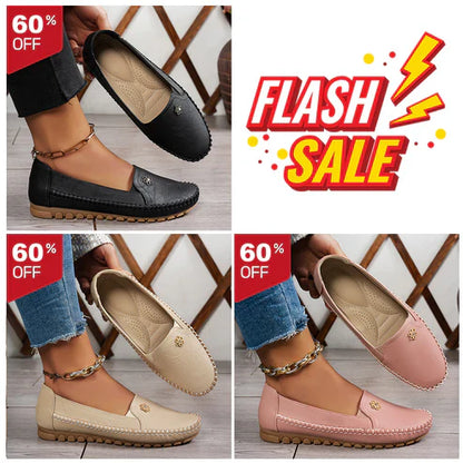 🔥Best Seller-Last Day Sale 60% OFF🔥 Stylish Orthopedic Leather Shoes - All-Day Comfort for Women