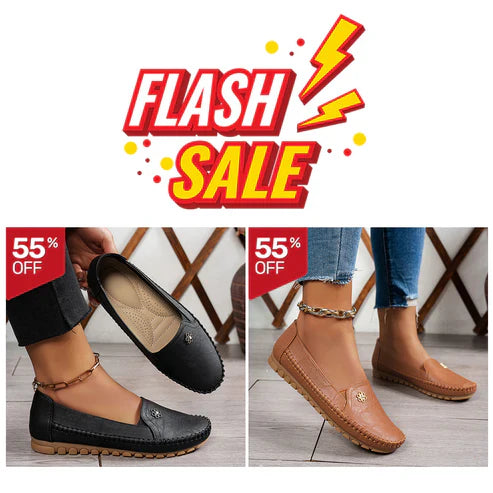 🔥Best Seller-Last Day Sale 60% OFF🔥 Stylish Orthopedic Leather Shoes - All-Day Comfort for Women