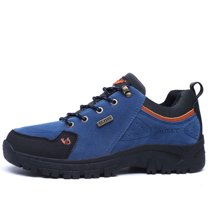 Men's Work Shoes Comfy Arch Support Lightweight Waterproof Hiking Orthopedic Shoes