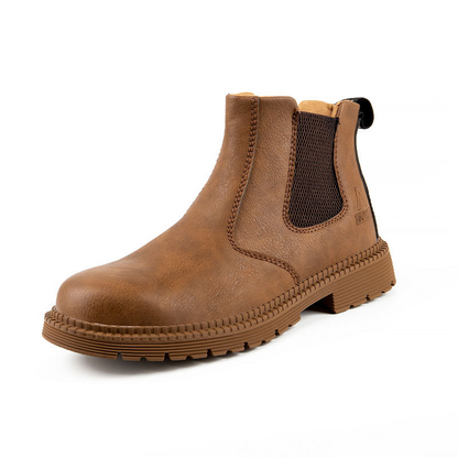 Steel Toe Slip-on Men's Waterproof Chelsea Boots