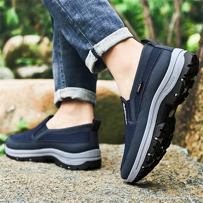 (🔥Last Day - 49% OFF🔥) Men's Arch Support Orthopedic Loafers Waterproof Breathable Lightweight Non-Slip Walking Shoes