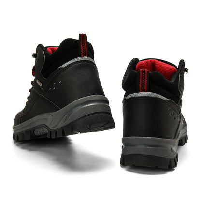 Men's Comfort Waterproof Leather Ankle Boots Hiking Boots