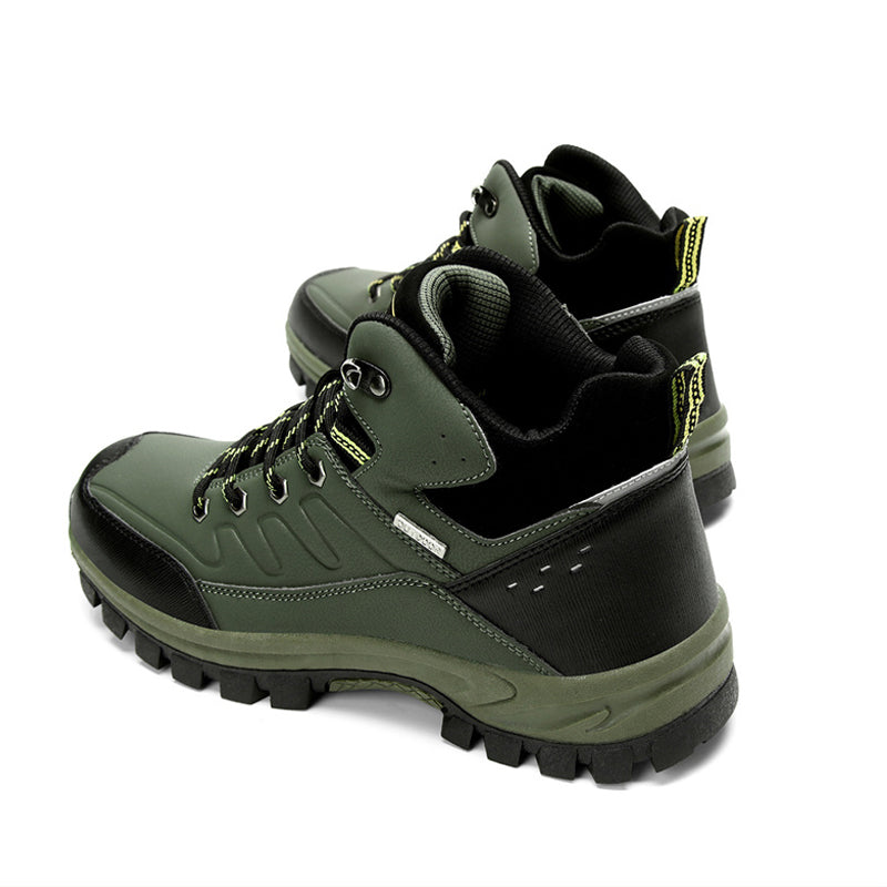 Men's Comfort Waterproof Leather Ankle Boots Hiking Boots