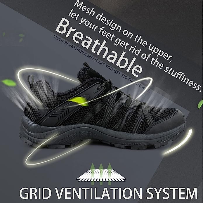 Men Outdoor Hiking Orthopedic Sneakers Breathable Lightweight Non-Slip Camping Shoes