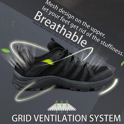 Men Outdoor Hiking Orthopedic Sneakers Breathable Lightweight Non-Slip Camping Shoes