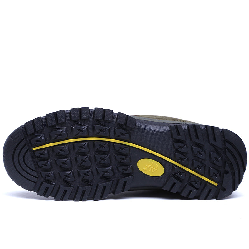 Men's Work Shoes Comfy Arch Support Lightweight Waterproof Hiking Orthopedic Shoes