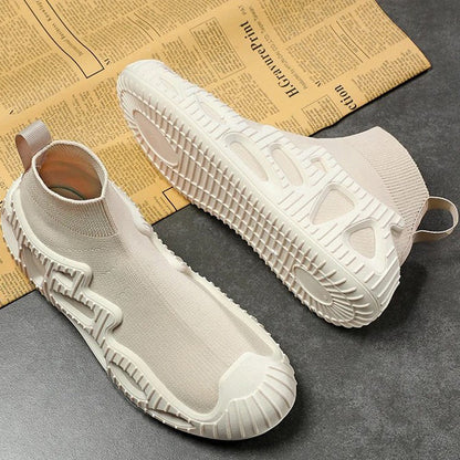 Men's Knitted Breathable Lightweight Slip-On Casual Shoes