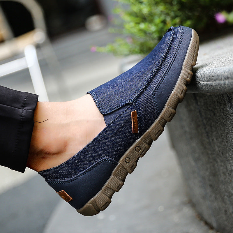 Men Denim Canvas Walking Shoes