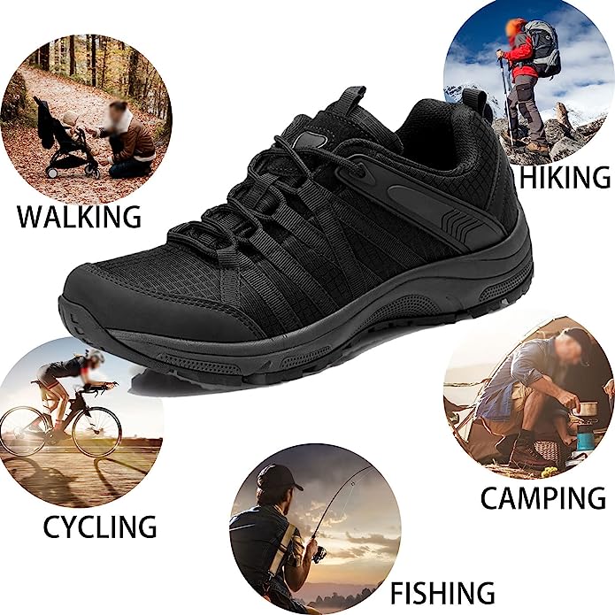 Men Outdoor Hiking Orthopedic Sneakers Breathable Lightweight Non-Slip Camping Shoes