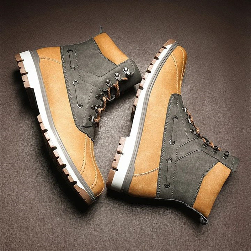 Men's Comfortable Waterproof Sneaker Boots (Great for All Seasons)