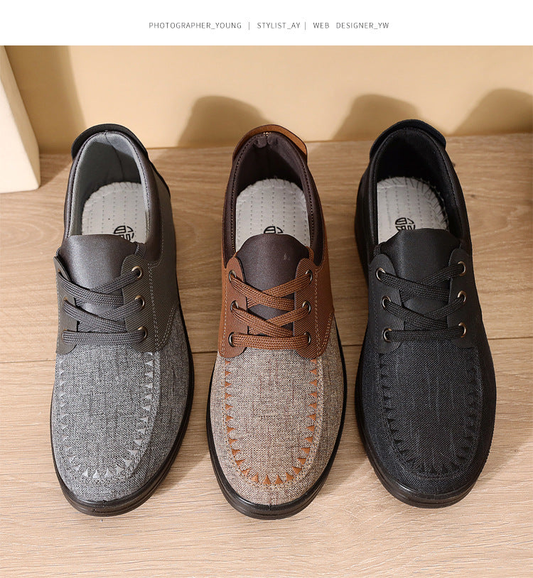 Men's Breathable Lightweight Lace Up Loafers
