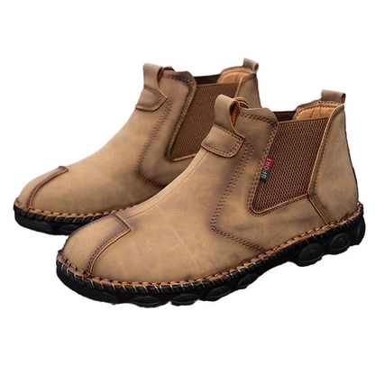 Men's Genuine Leather Comfortable Ankle Boots Chelsea Boots Leather shoes