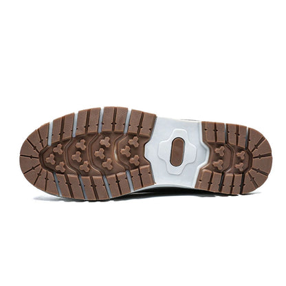 (Free Shipping)Men's High Quality  Toe Protection Waterproof Non-Slip Plush Snow Boots  Work Boots