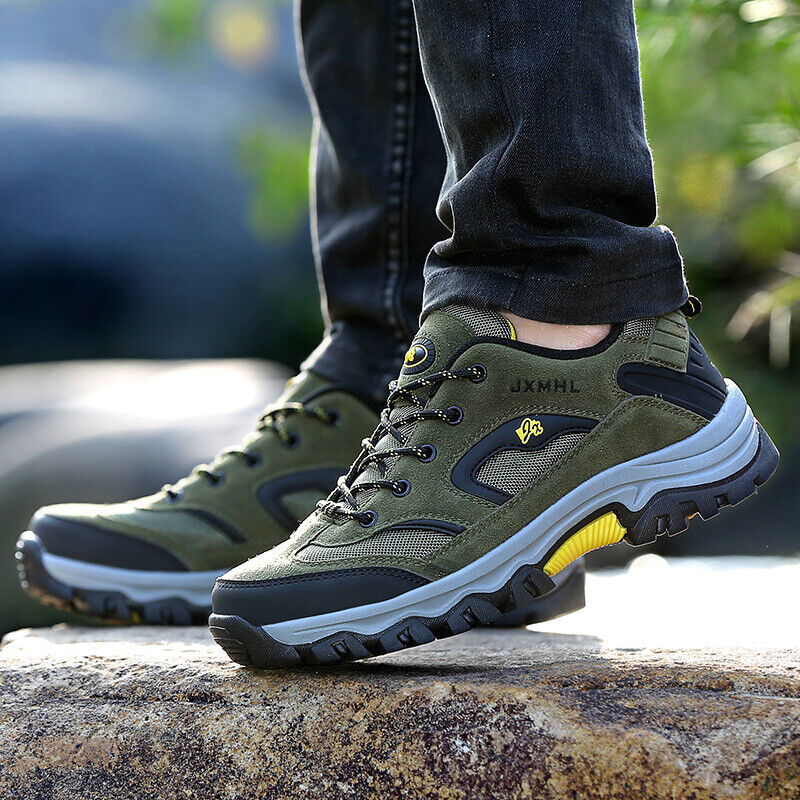 (100%Genuine Products)Men's Outdoor Genuine Leather Hiking Shoes