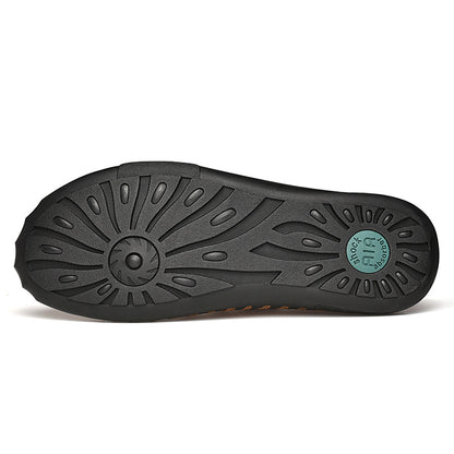 Men's Genuine Leather Fashionable Comfortable Lightweight Non-slip Loafers