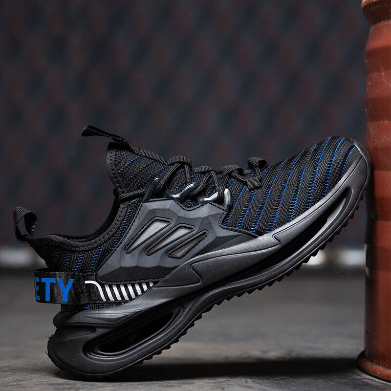 Dallader Men Steel Toe Work Safety Shoes - Effective Arch Support