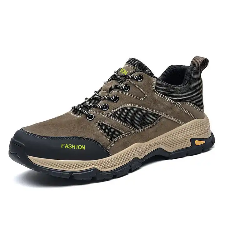 Men's Hiking Shoes Outdoor Walking Sneakers Lightweight Low Rise for Travel Camping