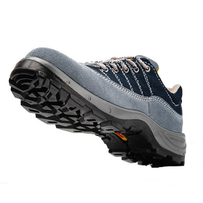 Men's Anti-smashing and Puncture-proof Steel Toe Work Shoes Hiking Shoes