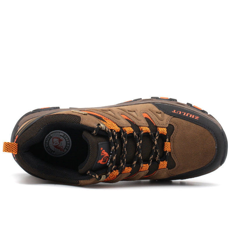 Men's Comfy Arch Support Lightweight Waterproof Hiking Orthopedic Shoes