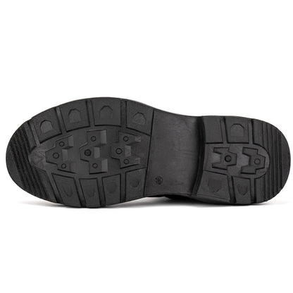 (⏰Last Day 70% OFF🔥)Men's Comfortable Leather Motorcycle Boots Work Boots Waterproof Anti-Slip Anti-Sprain(💯Specialized Boots For Tournaments)