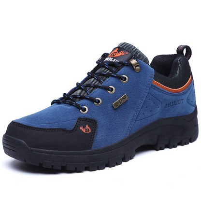 Men's Work Shoes Comfy Arch Support Lightweight Waterproof Hiking Orthopedic Shoes