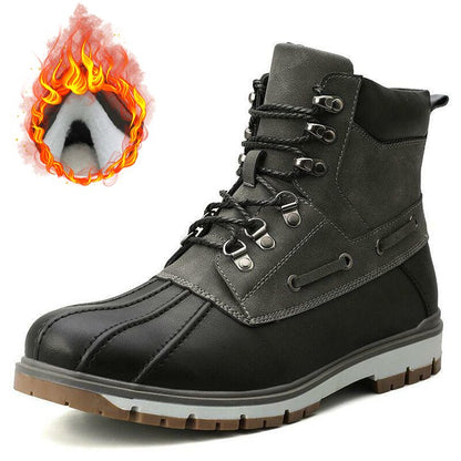 Men's Comfortable Waterproof Sneaker Boots (Great for All Seasons)