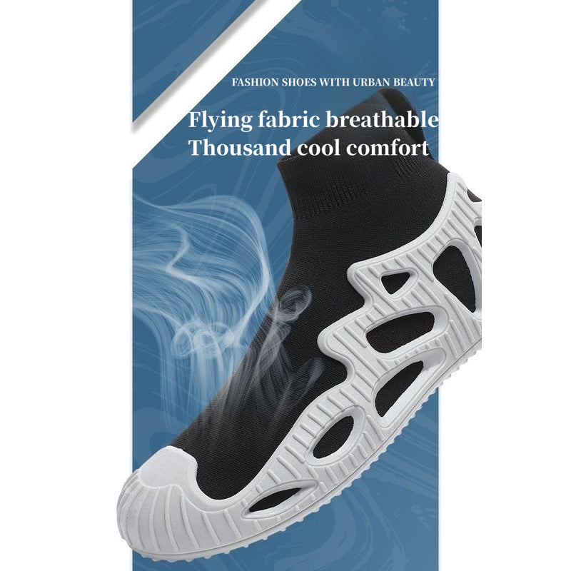 Men's Knitted Breathable Lightweight Slip-On Casual Shoes