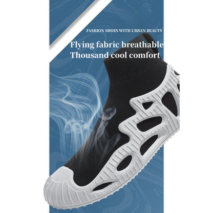 Men's Knitted Breathable Lightweight Slip-On Casual Shoes