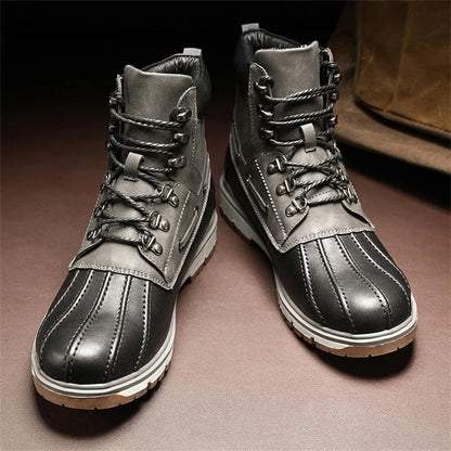 Men's Comfortable Waterproof Sneaker Boots (Great for All Seasons)