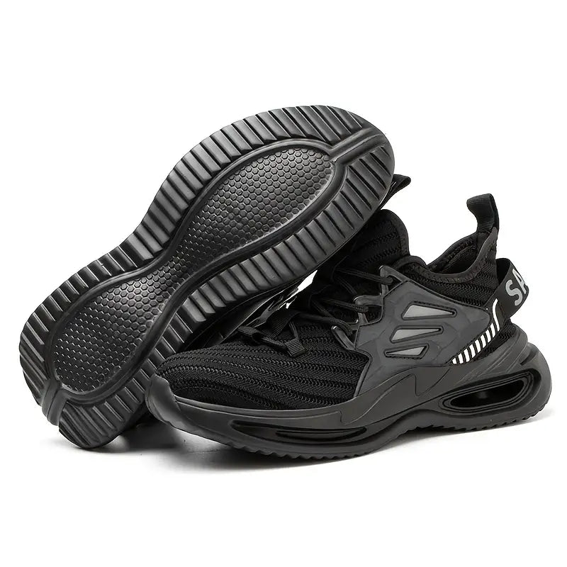 Dallader Men Steel Toe Work Safety Shoes - Effective Arch Support